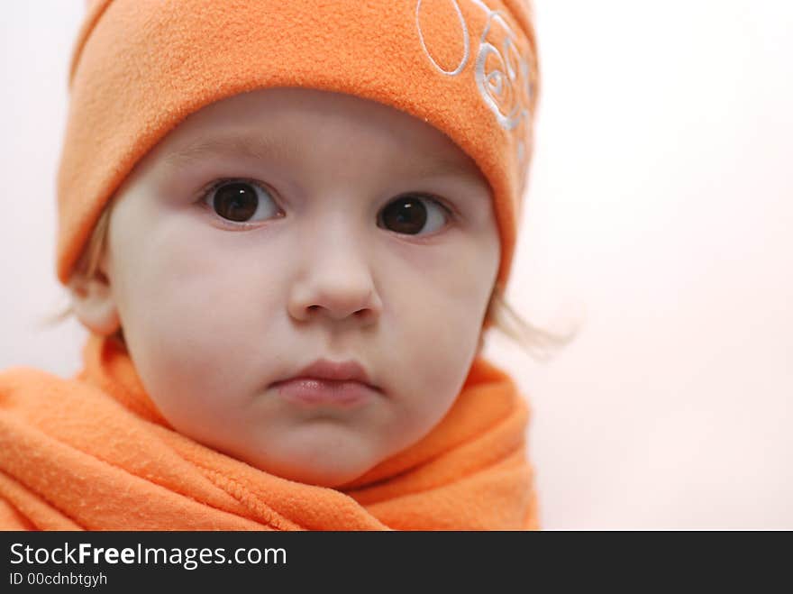 Close up portrait of nice child. Close up portrait of nice child