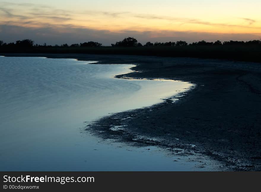 Evening sea