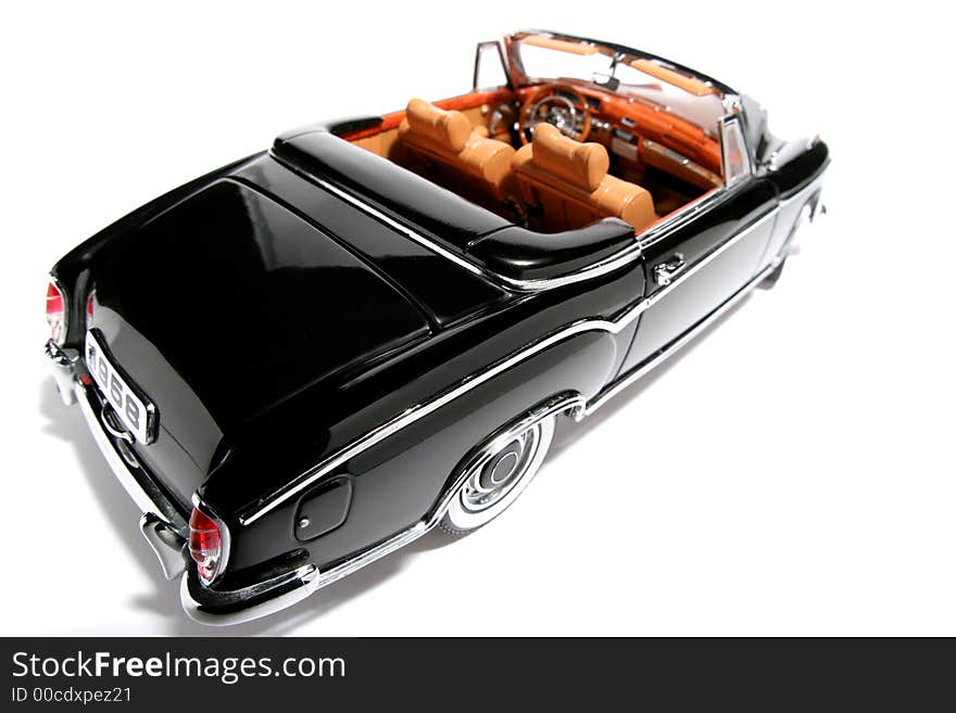 1958 Mercedes Benz 220 SE Metal Scale Toy Car Fisheye 4