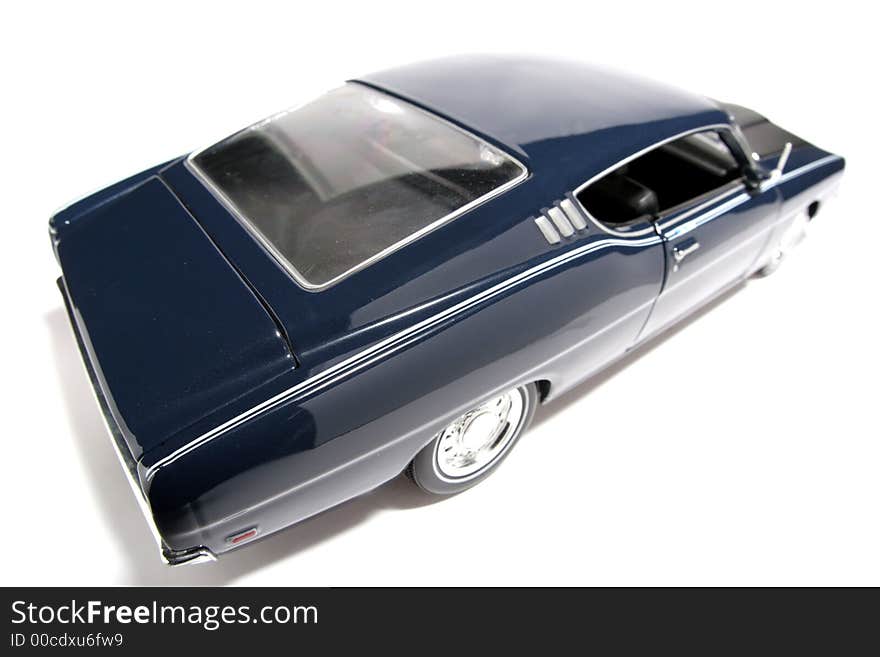 1969 Ford Torino Talladega Metal Scale Toy Car Fisheye 4