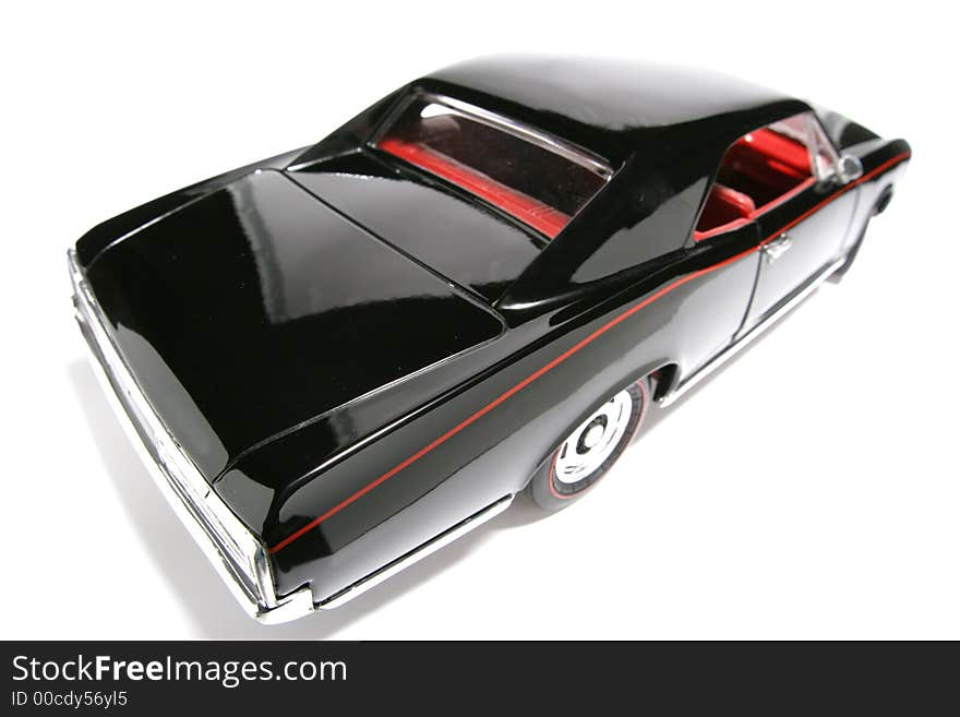 1966 Pontiac GTO metal scale toy car fisheye 4