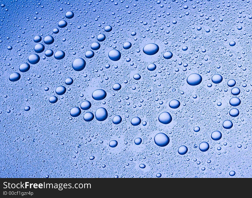 Close-up Photo of Water Drops. Close-up Photo of Water Drops