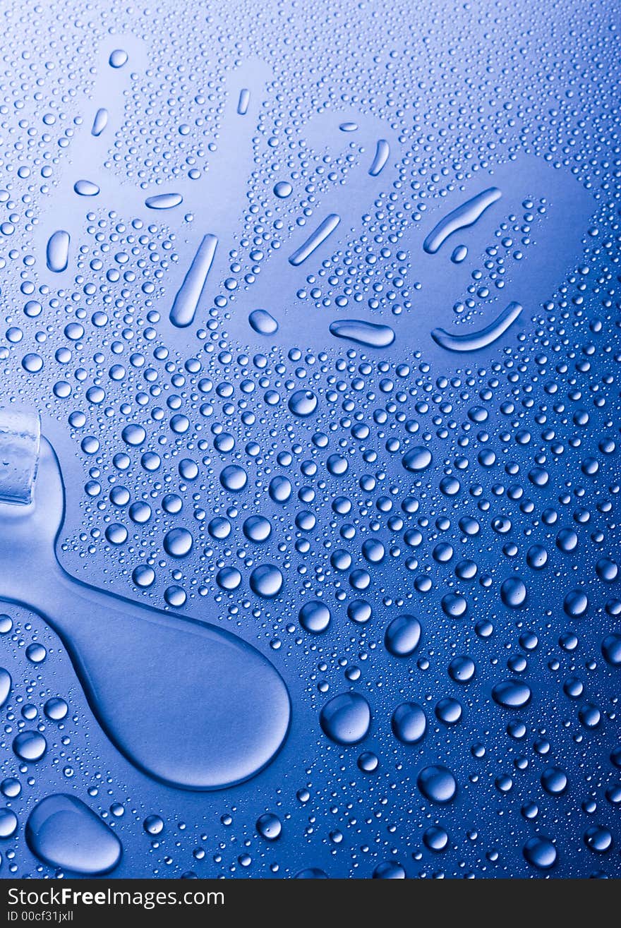 Close-up Photo of Water Drops. Close-up Photo of Water Drops