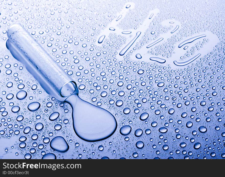 Close-up Photo of Water Drops. Close-up Photo of Water Drops