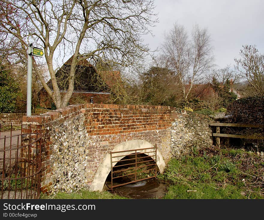 Brick and Flint Bridge