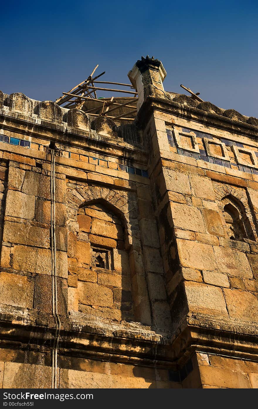 Photo of old Muslim buildings in New Delhi, India. Photo of old Muslim buildings in New Delhi, India