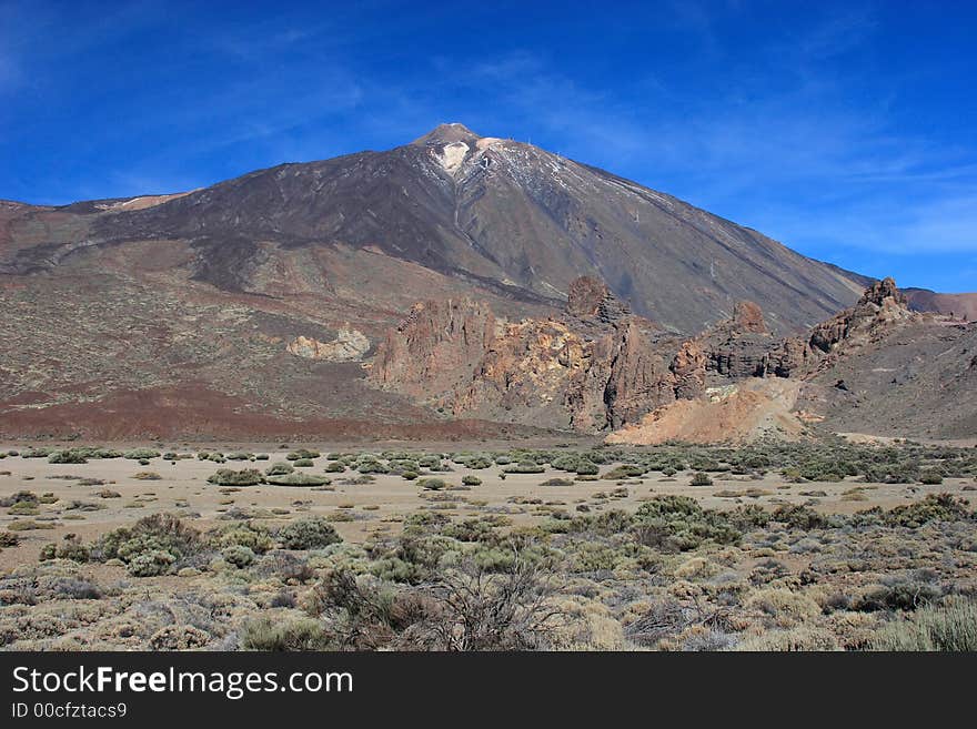 Teneriffe Spain - canary island - Volcano Teide. Teneriffe Spain - canary island - Volcano Teide