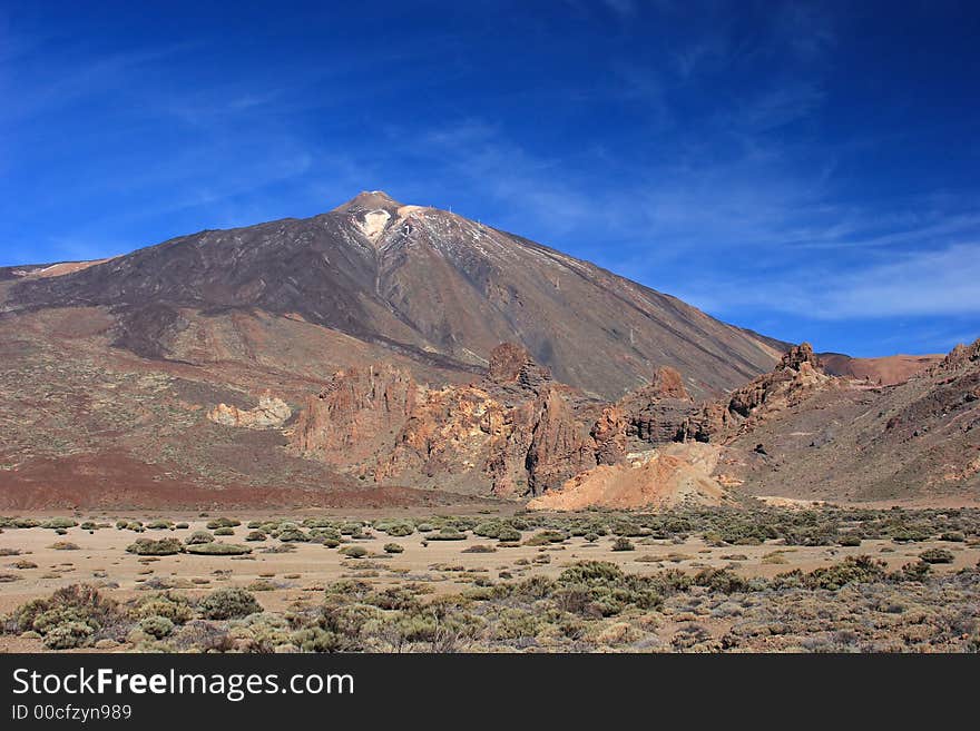 Teneriffe Spain - canary island - Volcano Teide. Teneriffe Spain - canary island - Volcano Teide