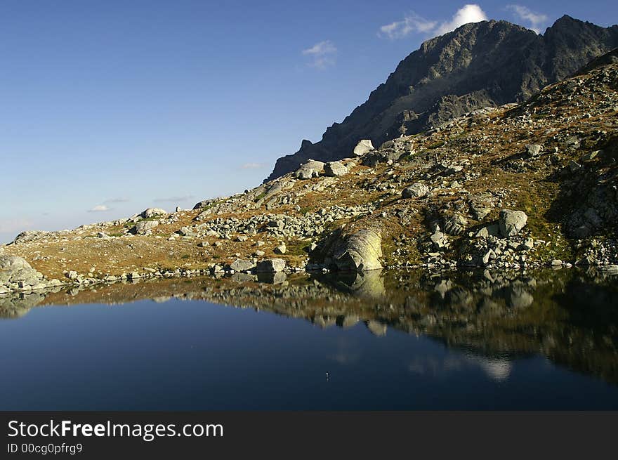 Lake and mountains - High Tatras