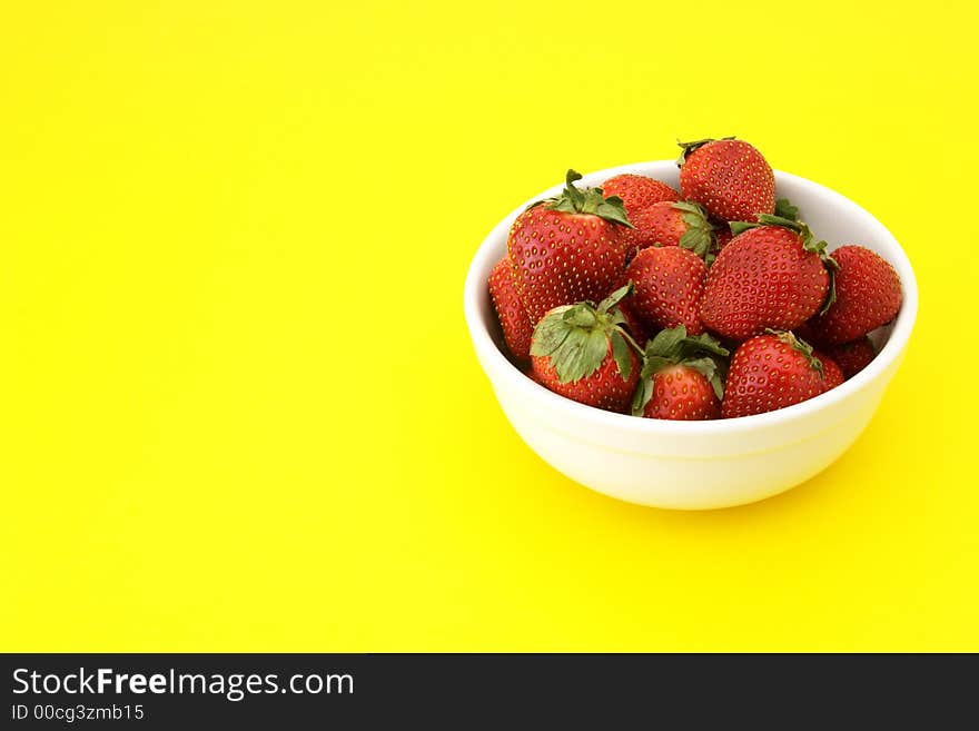 Bowl Of Strawberries