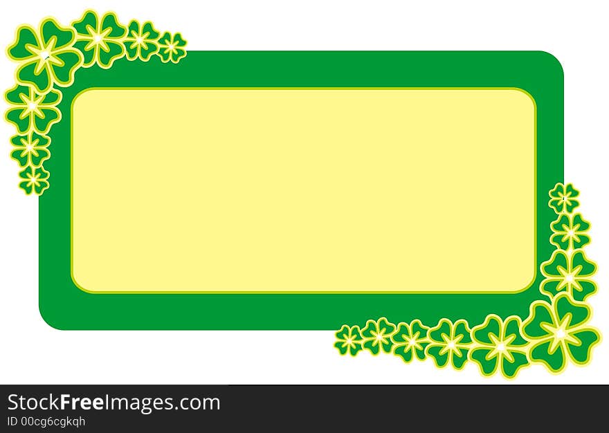 Frame for Patrick s  Day