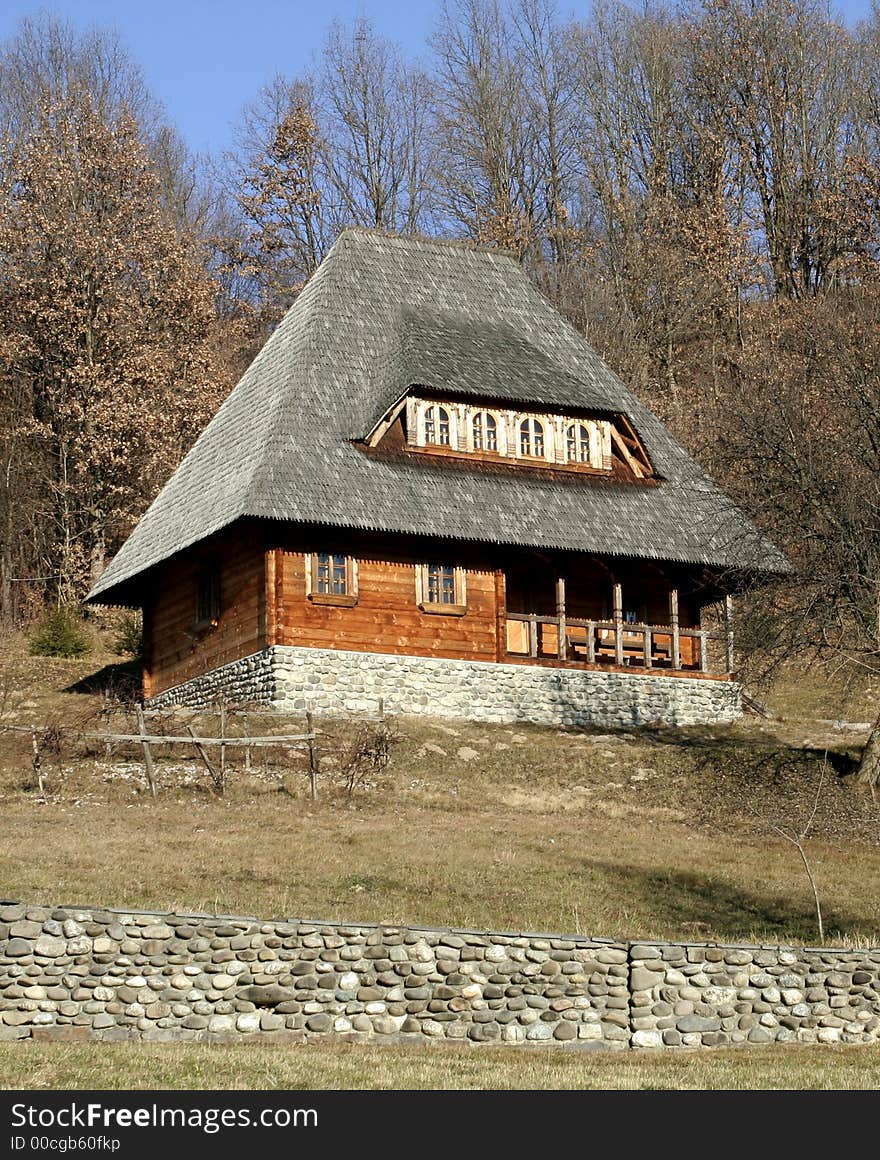 Wooden traditional house