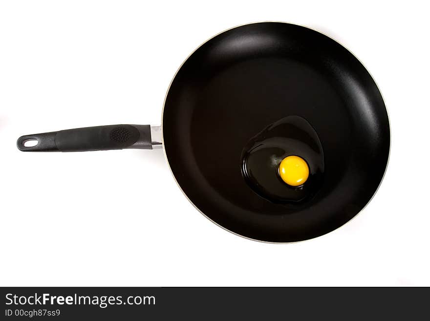 Egg On Frying Pan