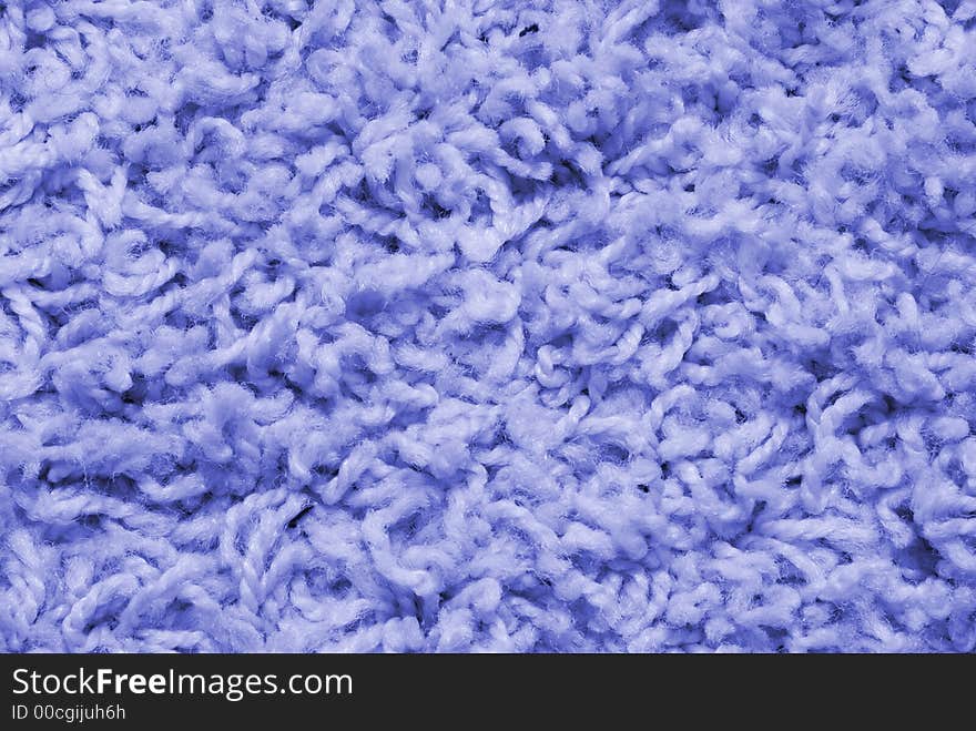 Blue woolen background or texture