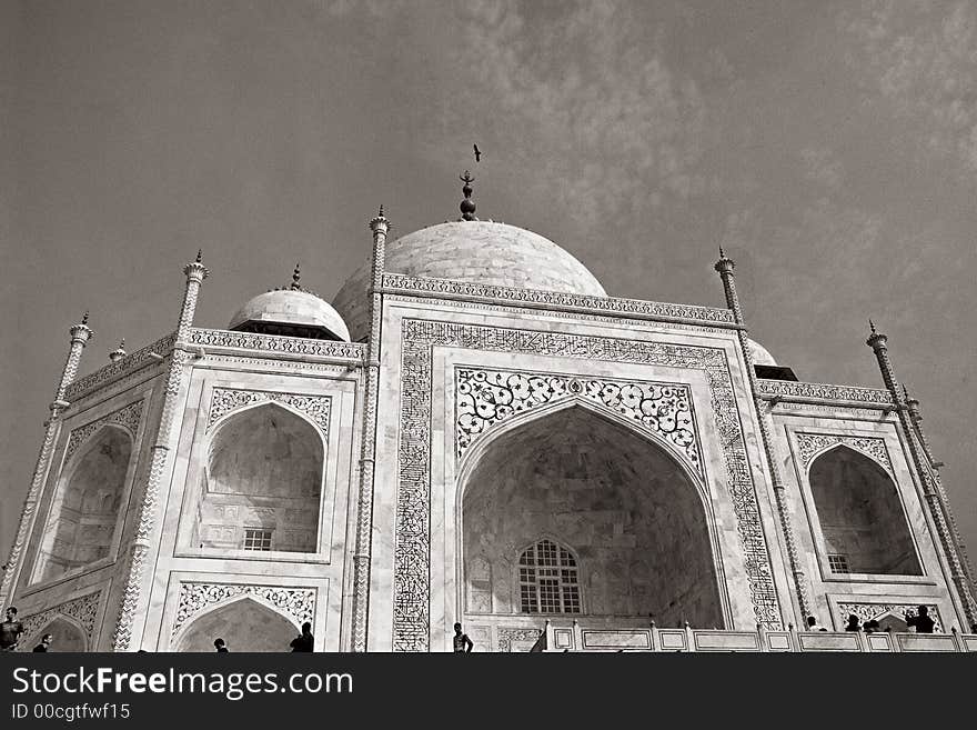 The Taj Mahal at Agra, India