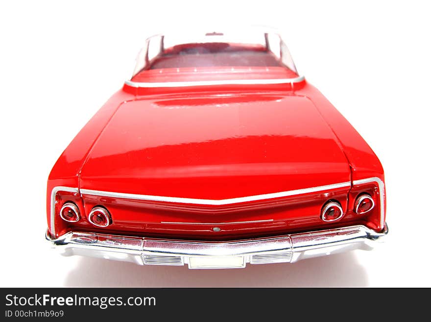 1962 Chevrolet Belair metal scale toy car fisheye backview