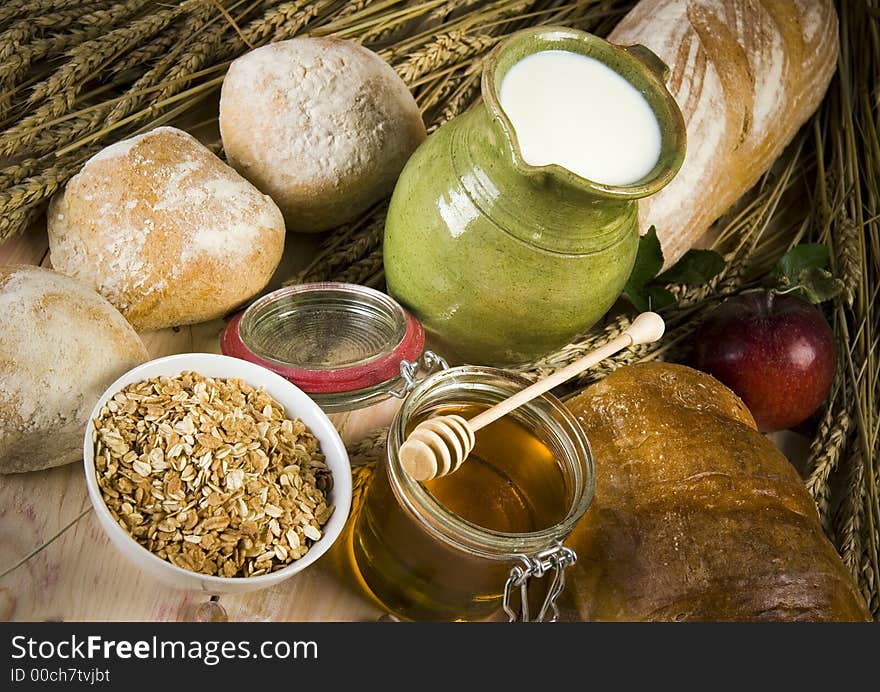 Bread is one of the basic kinds of food in Europen countries. Bread is one of the basic kinds of food in Europen countries.