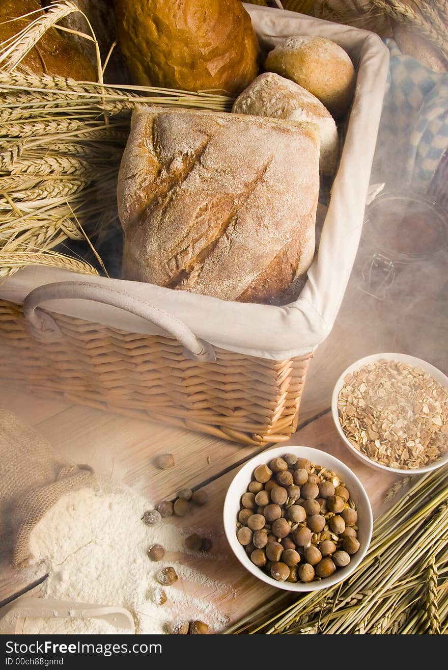 Bread is one of the basic kinds of food in Europen countries. Bread is one of the basic kinds of food in Europen countries.