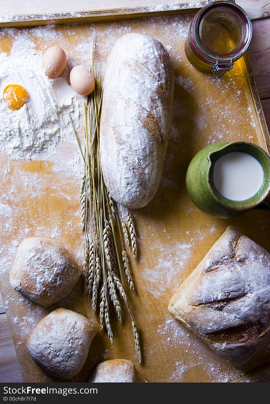 Bread is one of the basic kinds of food in Europen countries. Bread is one of the basic kinds of food in Europen countries.