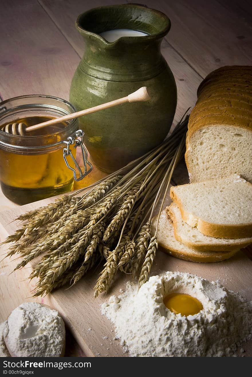 Bread is one of the basic kinds of food in Europen countries. Bread is one of the basic kinds of food in Europen countries.