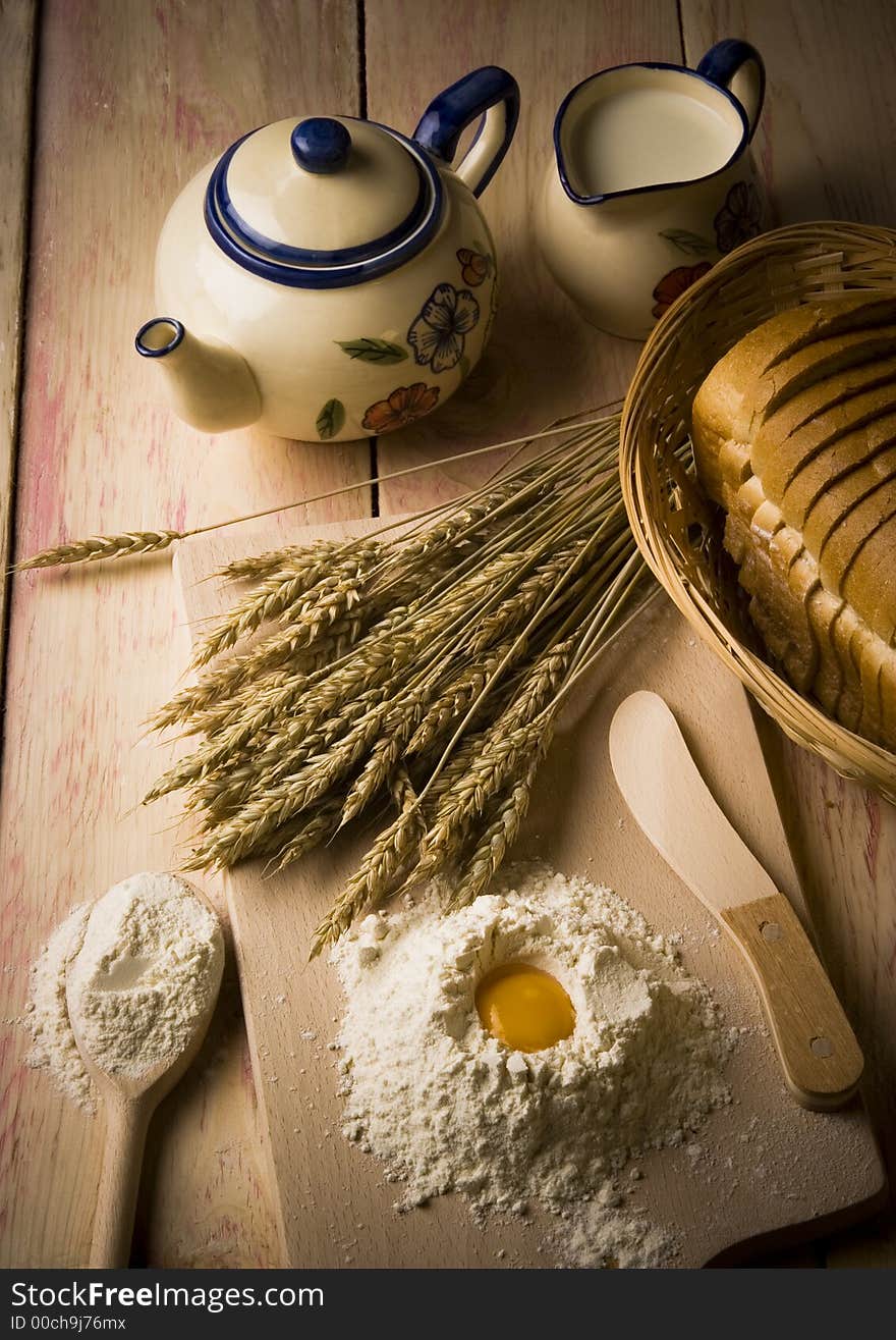 Bread is one of the basic kinds of food in Europen countries. Bread is one of the basic kinds of food in Europen countries.