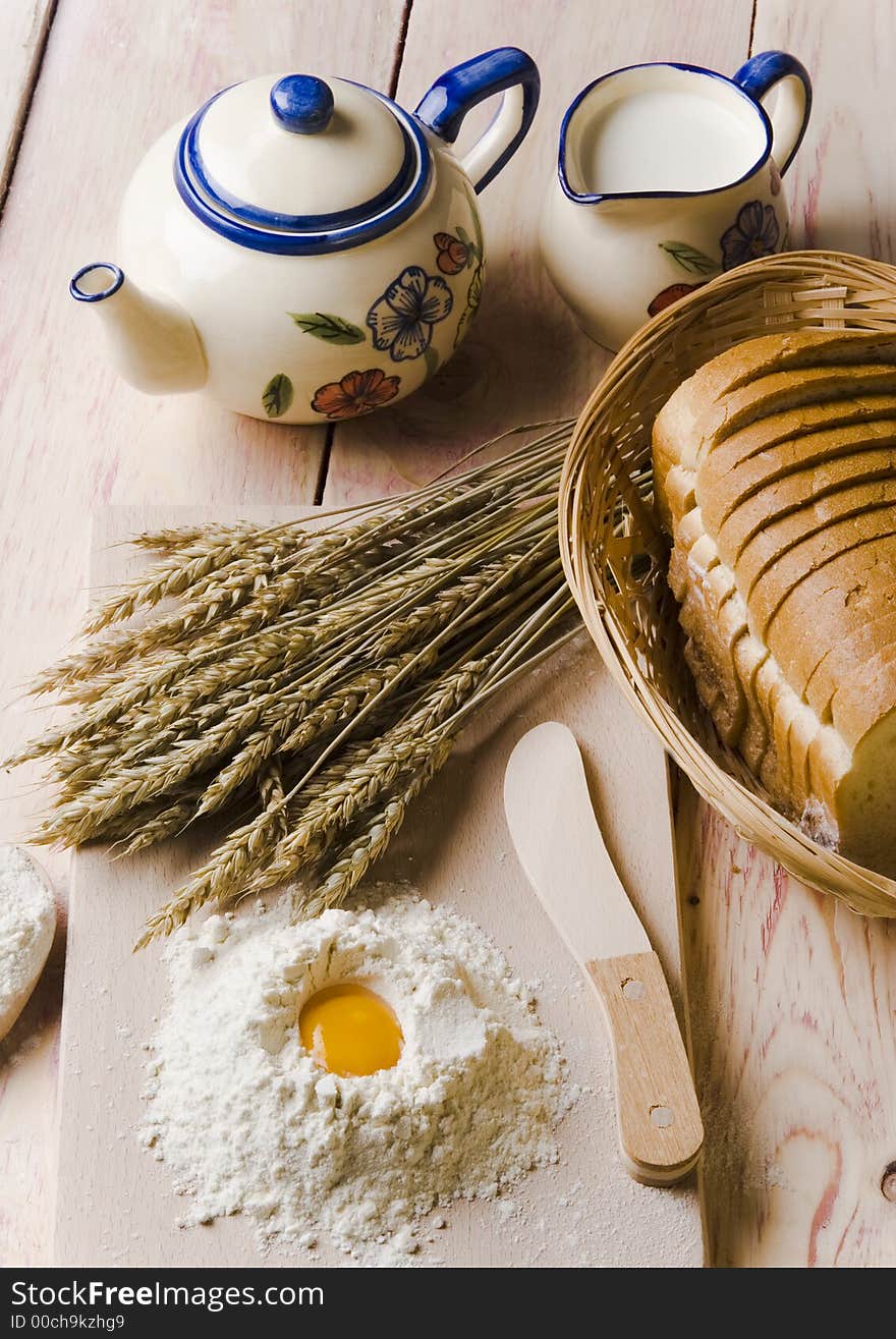 Bread is one of the basic kinds of food in Europen countries. Bread is one of the basic kinds of food in Europen countries.