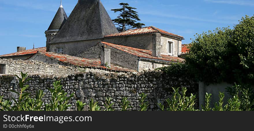 Buildings With Red Roofs