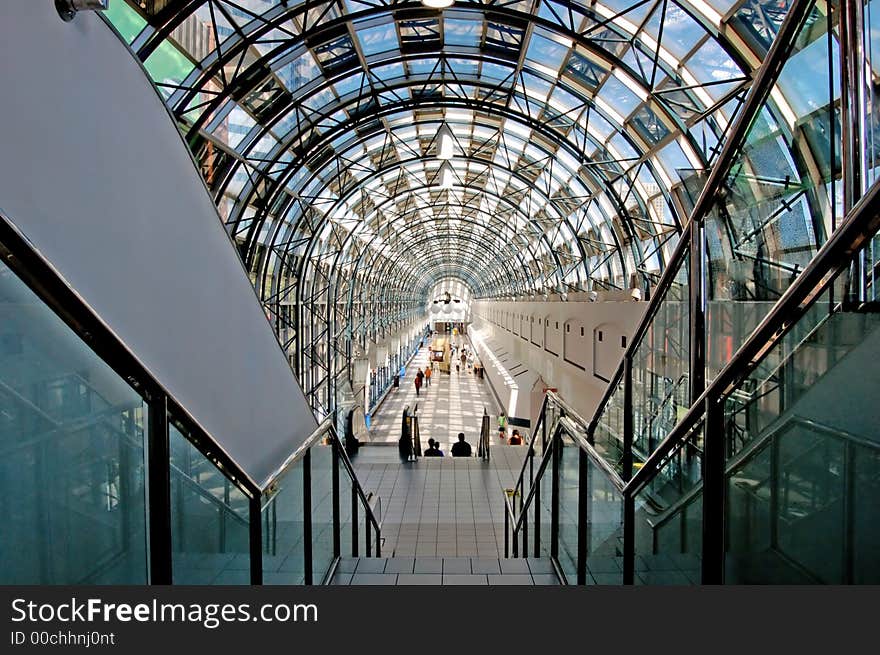 Sky Walk in downtown Toronto