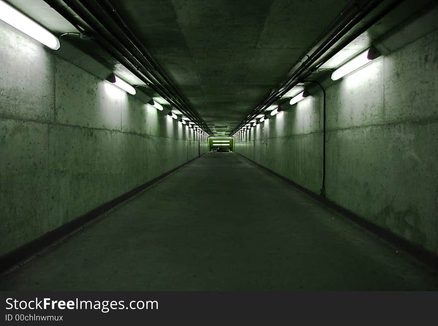 Empty hallway in northern Toronto