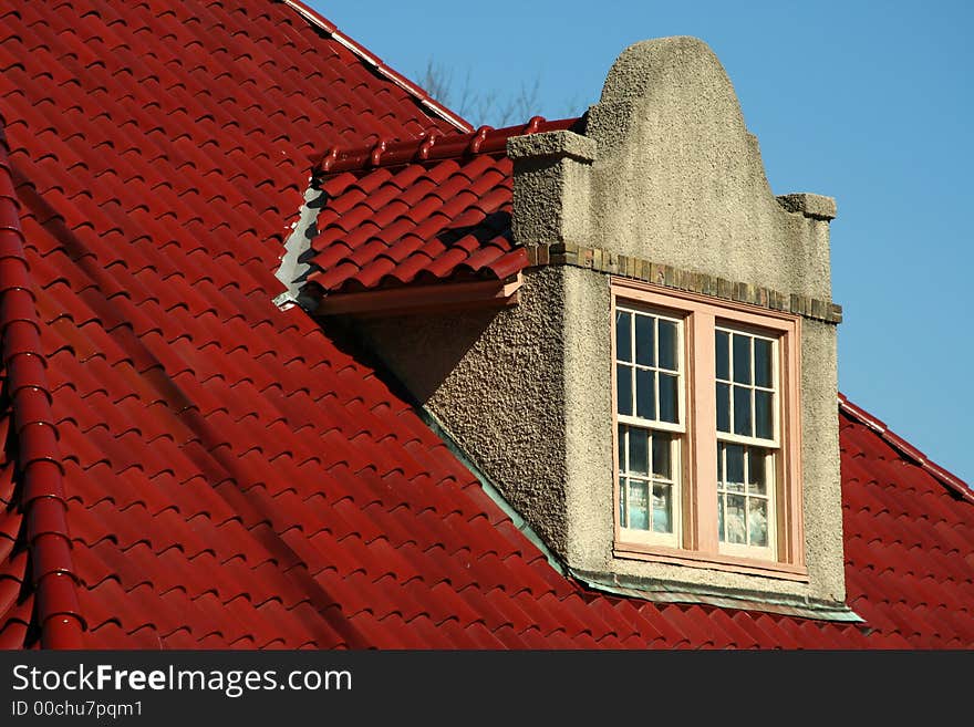 Spanish Tile Dormer Roof