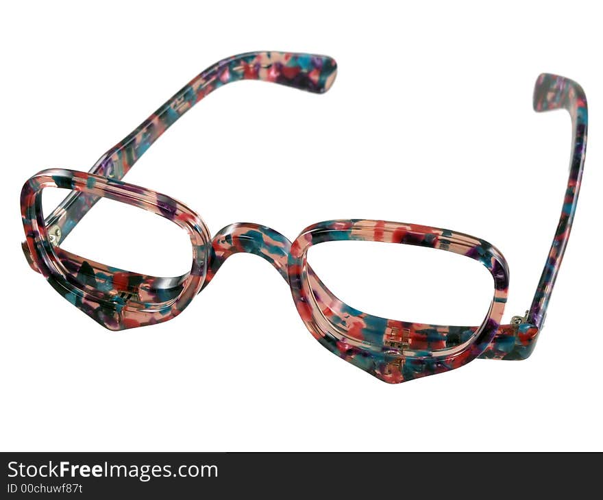 Women eyeglasses isolated and still life