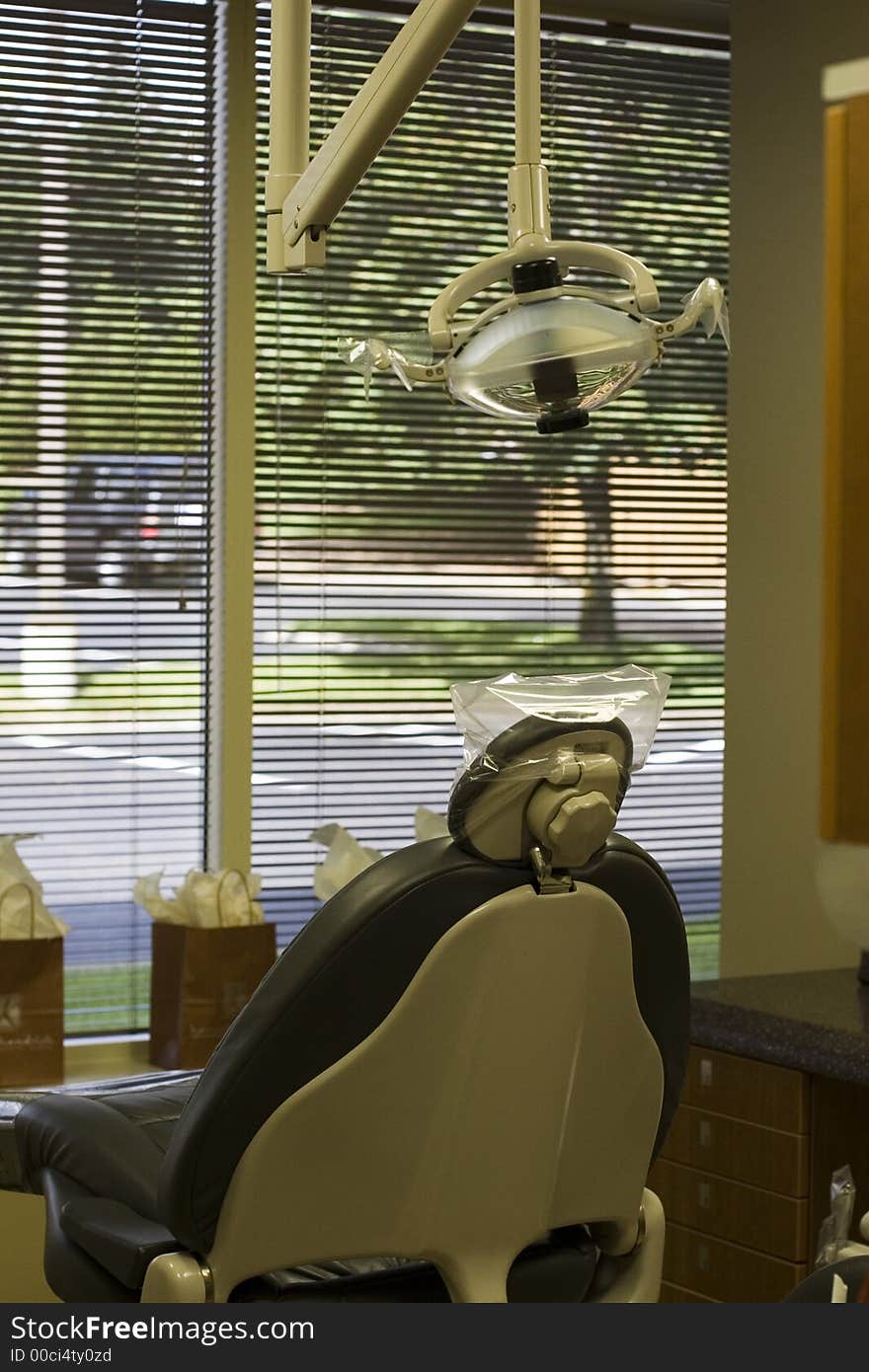 Dentist Chair in a dentist medical office. Dentist Chair in a dentist medical office