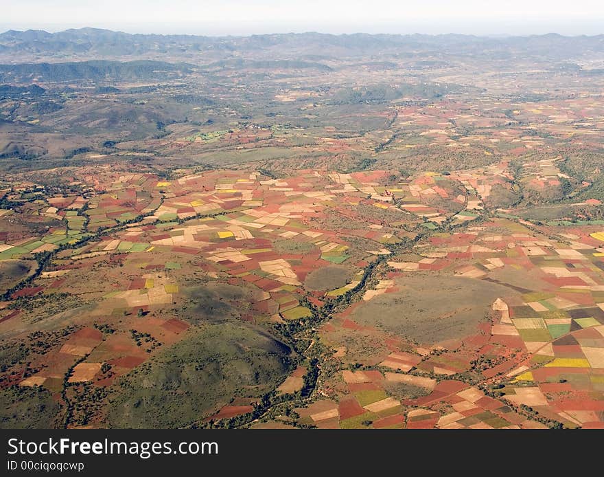 Colour fields around Inle Lake (Myanmar). Colour fields around Inle Lake (Myanmar)