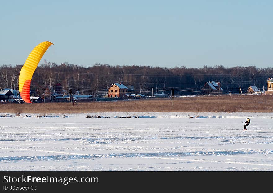 Snowkiting