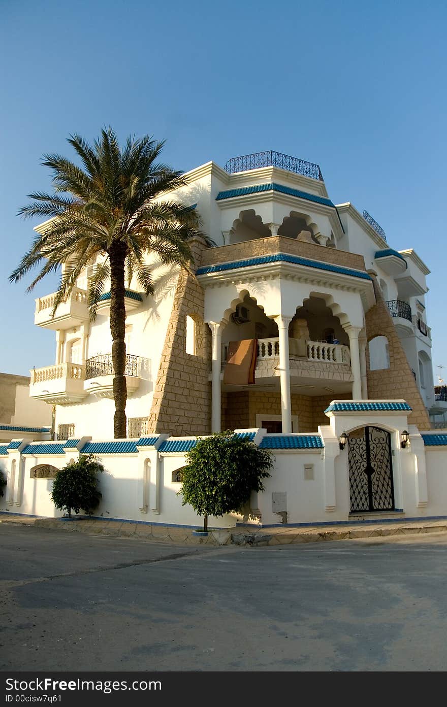 Arabic House At Sunrise, Portrait