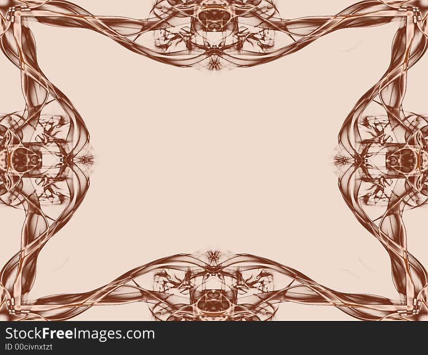 Abstract background with the four sides covered by the design of love.