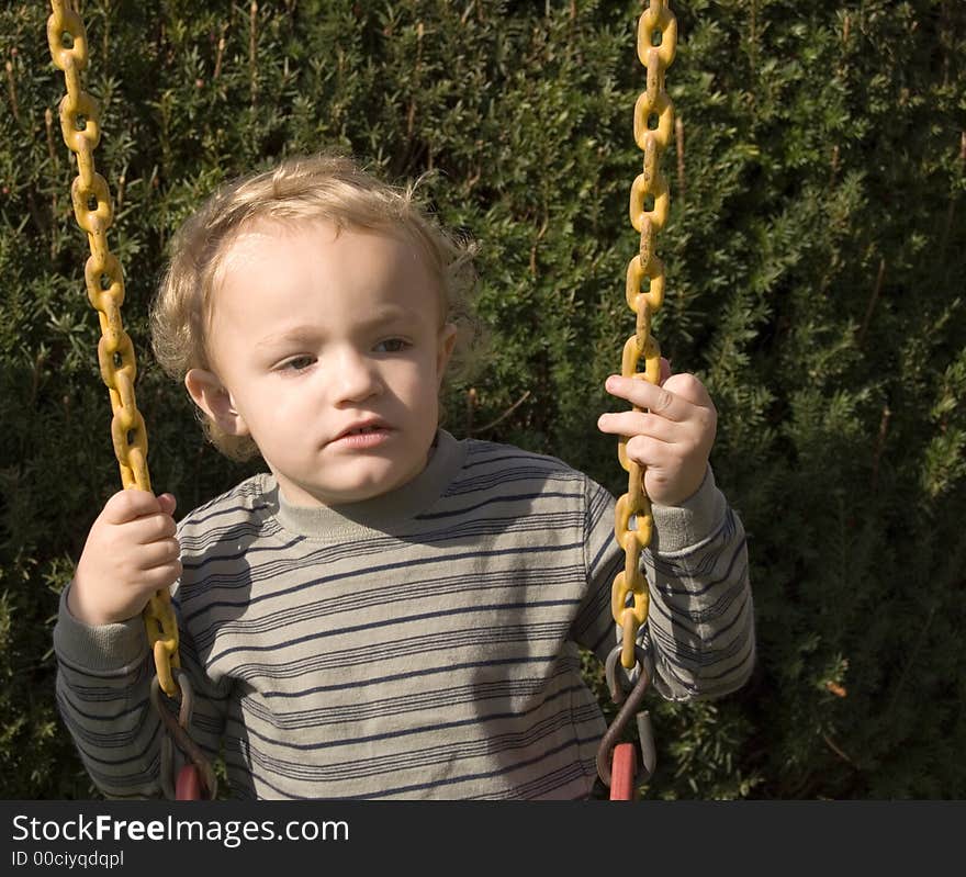 Sitting on Swing