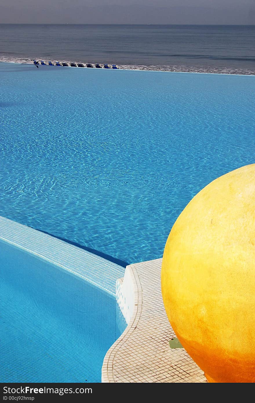 Partial view of the pools of a hotel in Puerto Vallarta, Jalisco, Mexico, Latin America. Partial view of the pools of a hotel in Puerto Vallarta, Jalisco, Mexico, Latin America