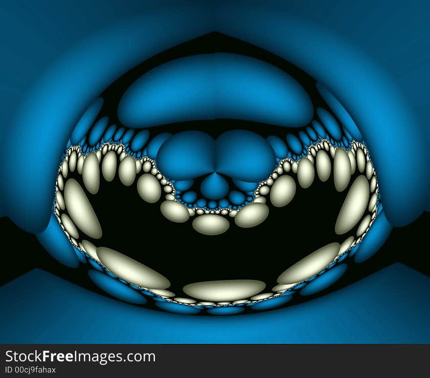 Laughing Blue Reptile