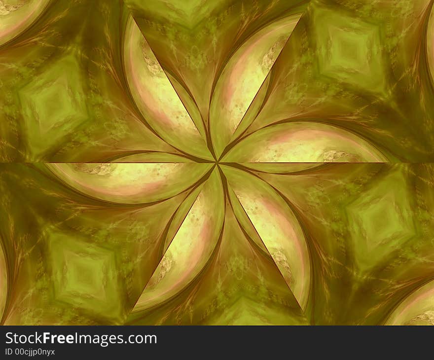 Abstract Digital Art Floral Pattern Texture