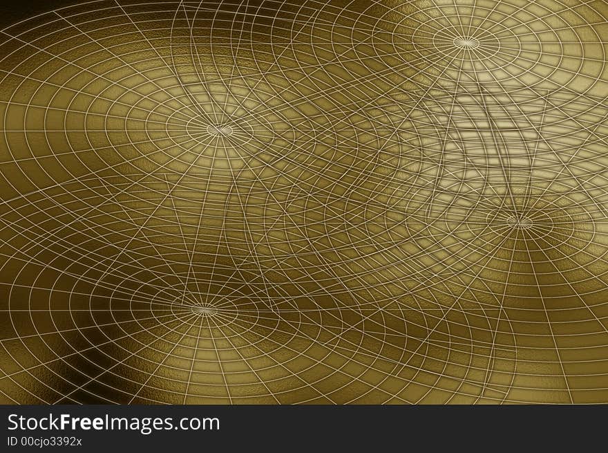 Abstract background with circular grid