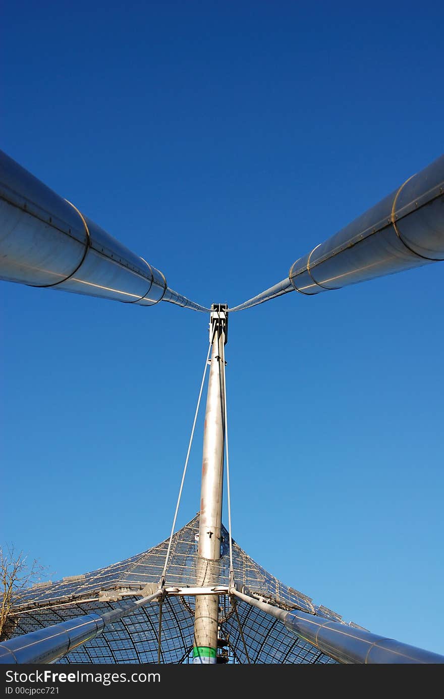 Roof details, Olympic Stadium Munich, Germany