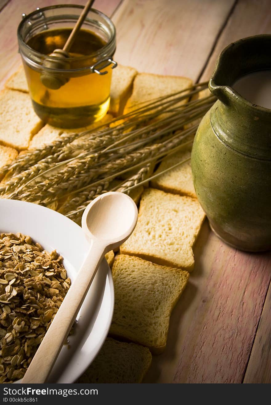 Bread is one of the basic kinds of food in Europen countries. Bread is one of the basic kinds of food in Europen countries.