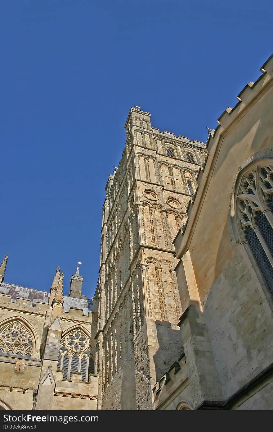 Exeter Cathedral In Summer