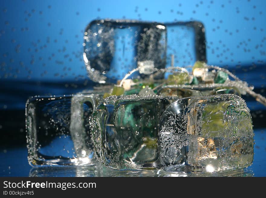 Ice Cubes With Jewellery