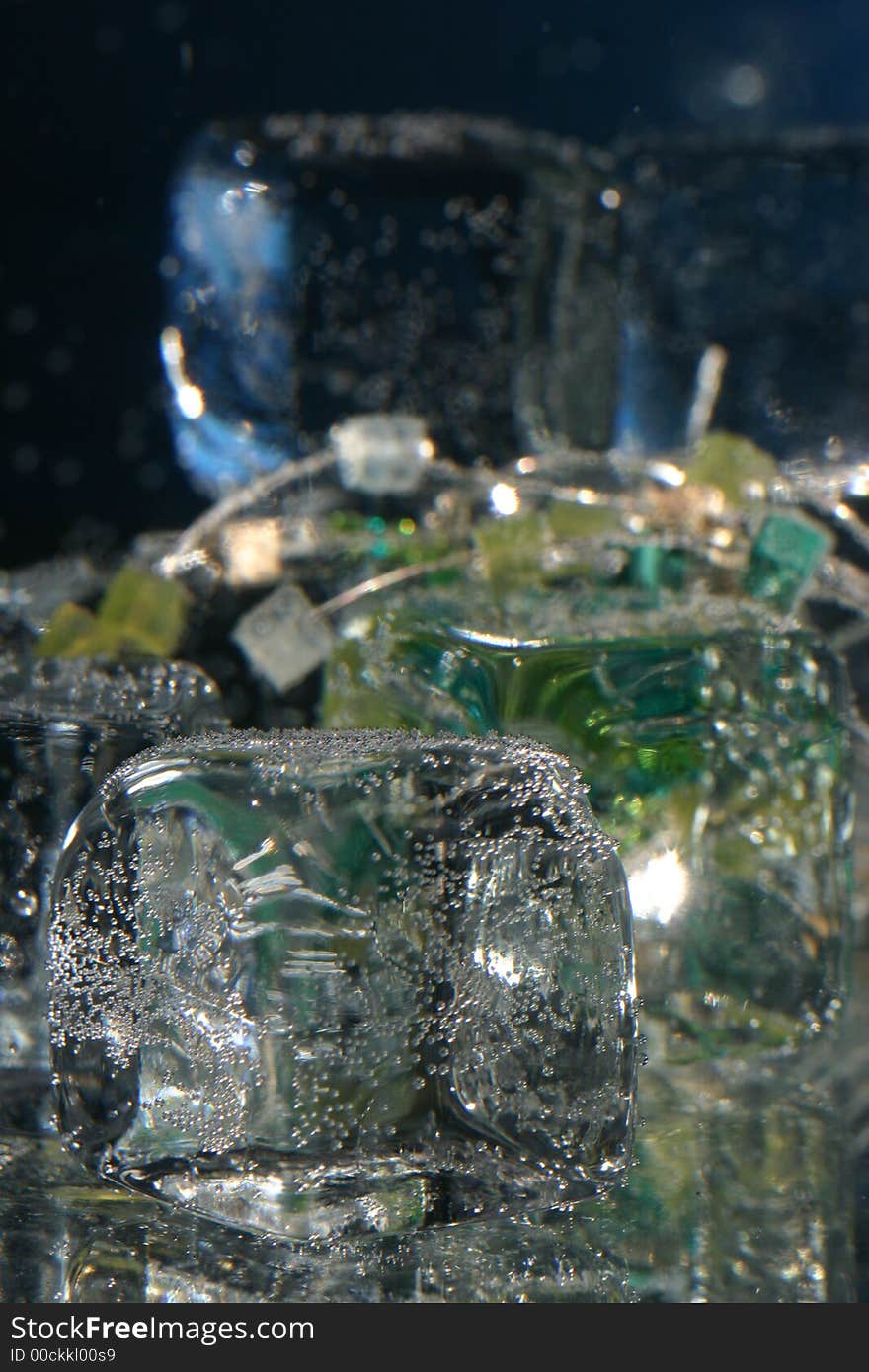 Ice Cubes With Jewellery