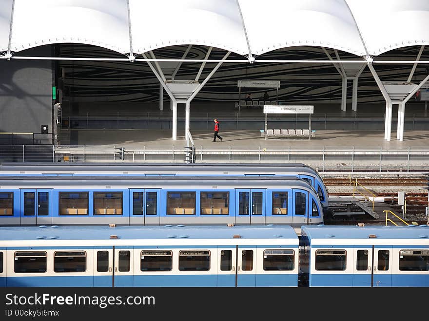 Subway station in Munich, Germany