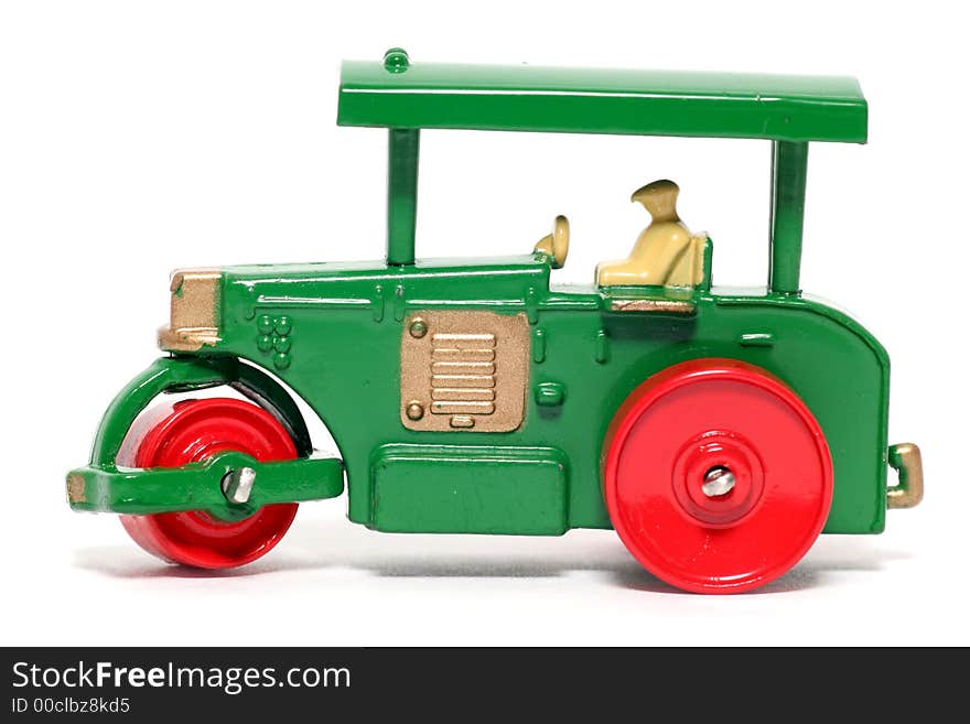 Old toy car Road Roller