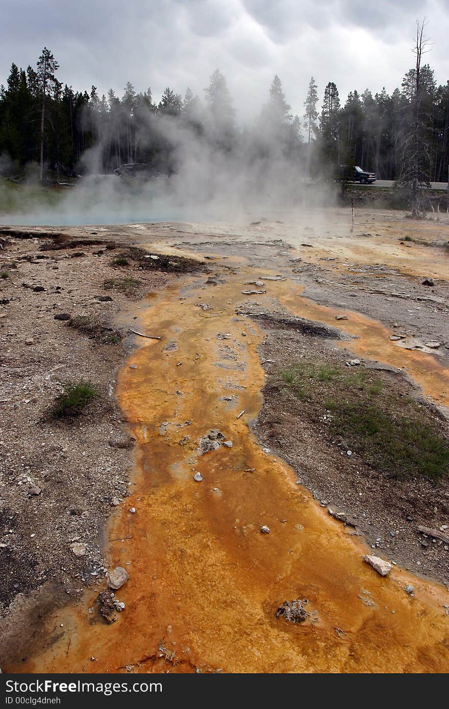 Colorful Geyser