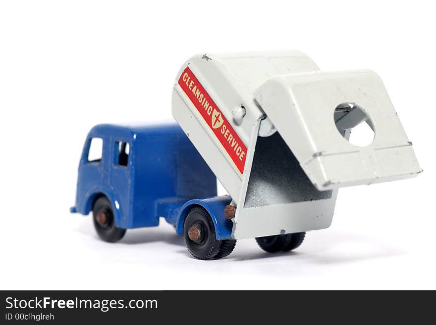 Old Toy Car Tippax Refuse Collector